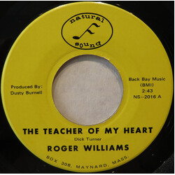 Roger Williams (27) The Teacher Of My Heart USED VINYL 7INCH 45 RPM