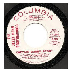 The Jerry Hahn Brotherhood Captain Bobby Stout USED VINYL 7INCH 45 RPM PROMO STEREO MONO