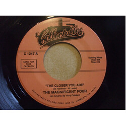 The Magnificent Four (2) The Closer You Are / Uncle Sam USED VINYL 7INCH 45 RPM SINGLE REISSUE