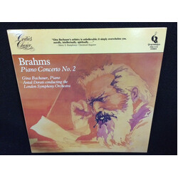 Johannes Brahms / Gina Bachauer / Antal Dorati / The London Symphony Orchestra Piano Concerto No. 2 Vinyl LP USED