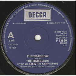 The Ramblers (From The Abbey Hey Junior School) The Sparrow USED VINYL 7INCH 45 RPM SINGLE STEREO