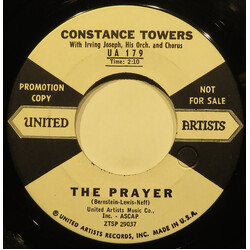 Constance Towers (2) / Irving Joseph & His Orchestra The Prayer USED VINYL 7INCH 45 RPM PROMO