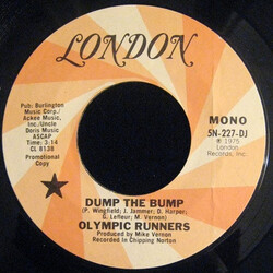 Olympic Runners Dump The Bump Vinyl 7" USED