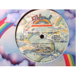 The Variations I Love You And Disco Too USED VINYL 12INCH 33 S RPM
