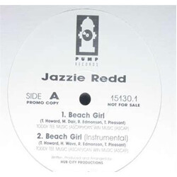 Jazzie Redd Beach Girl USED VINYL 12INCH 33 S RPM SINGLE PROMO