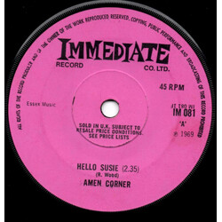 Amen Corner Hello Susie USED VINYL 7INCH 45 RPM SINGLE