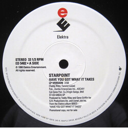 Starpoint Have You Got What It Takes USED VINYL 12INCH 33 S RPM PROMO
