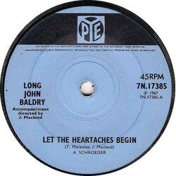 Long John Baldry Let The Heartaches Begin USED VINYL 7INCH 45 RPM SINGLE REPRESS