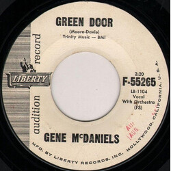 Eugene McDaniels Green Door USED VINYL 7INCH 45 RPM SINGLE PROMO