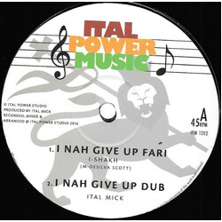 I-Shakh / Ital Mick I Nah Give Up Fari/Contemplations USED VINYL 12INCH 45 RPM