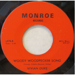 Vivian Duke Woody Woodpecker Song USED VINYL 7INCH 45 RPM