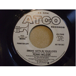 Penny McLean Smoke Gets In Your Eyes USED VINYL 7INCH 45 RPM SINGLE PROMO