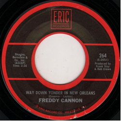 Freddy Cannon Way Down Yonder In New Orleans / Action Vinyl 7" USED