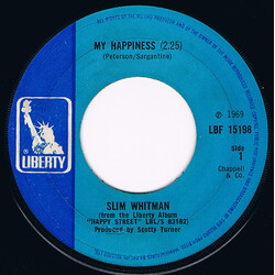 Slim Whitman My Happiness Vinyl 7" USED