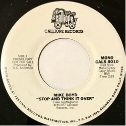 Mike Boyd (4) Stop And Think It Over USED VINYL 7INCH 45 RPM PROMO STEREO MONO