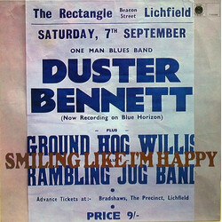 Duster Bennett Smiling Like I'm Happy Vinyl LP USED
