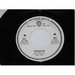 Rex Allen Change Me Vinyl 7" USED