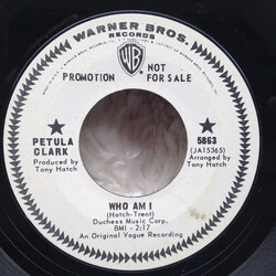 Petula Clark Who Am I Vinyl 7" USED
