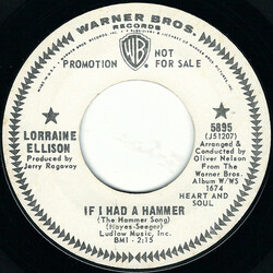 Lorraine Ellison If I Had A Hammer / Heart And Soul Vinyl 7" USED