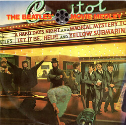 The Beatles The Beatles' Movie Medley USED VINYL 7INCH SINGLE 45 RPM