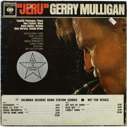 Gerry Mulligan Jeru Vinyl LP USED