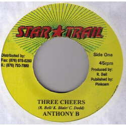 Anthony B Three Cheers USED VINYL 7INCH 45 RPM