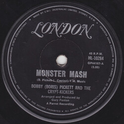 Bobby (Boris) Pickett And The Crypt-Kickers Monster Mash VINYL 7" USED