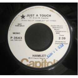 Hamlet (7) Just A Touch USED VINYL 7INCH 45 RPM PROMO MONO