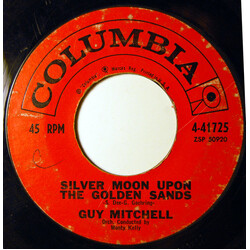 Guy Mitchell Silver Moon Upon The Golden Sands / My Shoes Keep Walking Back To You USED VINYL 7INCH SINGLE STYRENE