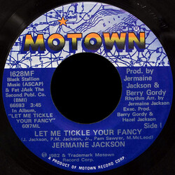 Jermaine Jackson Let Me Tickle Your Fancy USED VINYL 7"