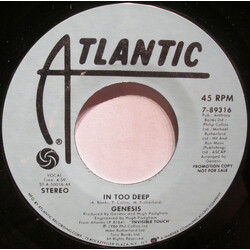 Genesis In Too Deep USED VINYL 7INCH 45 RPM PROMO STEREO