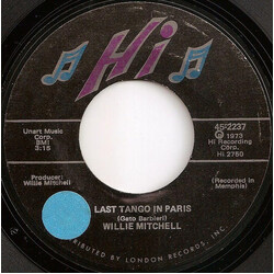 Willie Mitchell Last Tango In Paris USED VINYL 7INCH 45 RPM
