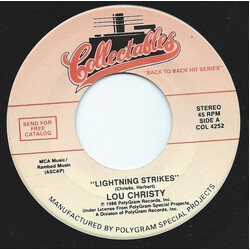 Lou Christie / Every Mothers' Son Lightning Strikes / Come On Down To My Boat USED VINYL 7INCH 45 RPM REISSUE