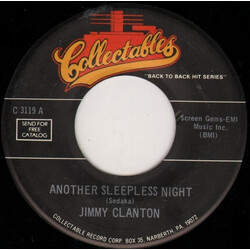 Jimmy Clanton / Mel & Tim Another Sleepless Night / Backfield In Motion USED VINYL 7INCH 45 RPM REISSUE