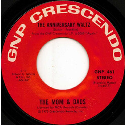 The Mom And Dads The Anniversary Waltz USED VINYL 7INCH 45 RPM SINGLE
