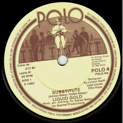 Liquid Gold Substitute VINYL 7" USED