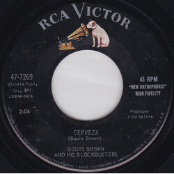 Boots Brown And His Blockbusters Cerveza / Juicy USED VINYL 7INCH 45 RPM SINGLE