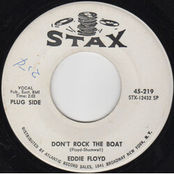 Eddie Floyd Don't Rock The Boat / This House USED VINYL 7INCH 45 RPM SINGLE PROMO