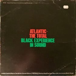 Various Atlantic- The Total Black Experience In Sound Vinyl LP USED