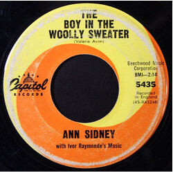 Ann Sidney The Boy In The Woolly Sweater / A Lonely Doll USED VINYL 7INCH