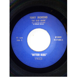 Tony Moreno (7) Bitter Kiss / Sun In Your Hands USED VINYL 7INCH 45 RPM SINGLE