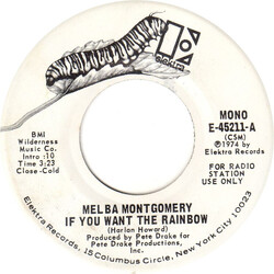 Melba Montgomery If You Want The Rainbow USED VINYL 7INCH 45 RPM PROMO STEREO MONO