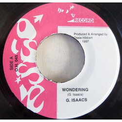 Gregory Isaacs Wondering USED VINYL 7INCH 45 RPM