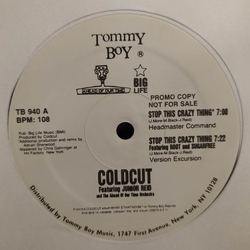 Coldcut / Junior Reid / Ahead Of Our Time Orchestra Stop This Crazy Thing Vinyl 12" USED