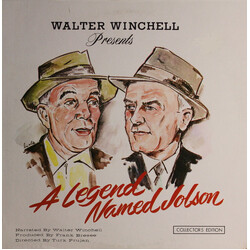 Walter Winchell / Al Jolson A Legend Named Jolson Vinyl LP USED