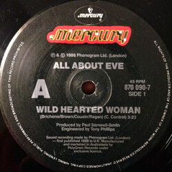 All About Eve Wild Hearted Woman USED VINYL 7INCH 45 RPM SINGLE