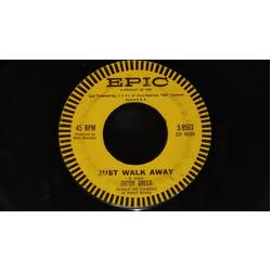 Buddy Greco Just Walk Away Vinyl 7" USED