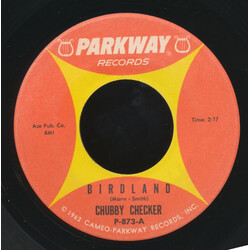 Chubby Checker Birdland USED VINYL 7INCH 45 RPM MONO