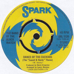 The Band Of The Black Watch Dance Of The Cuckoos (The "Laurel & Hardy" Theme) USED VINYL 7INCH 45 RPM SINGLE