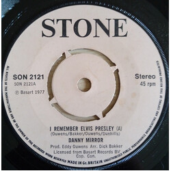 Danny Mirror I Remember Elvis Presley USED VINYL 7INCH SINGLE 45 RPM